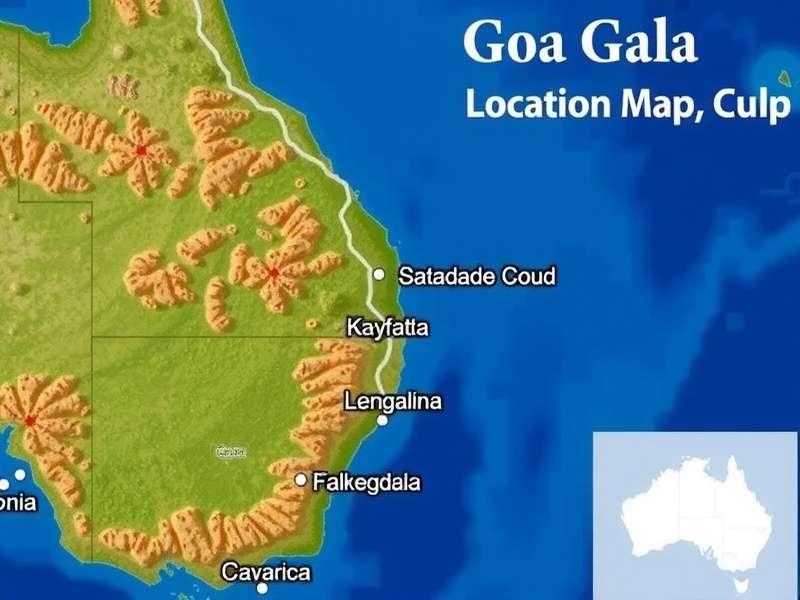 Diverse fishing locations across India Goa Gala Fishing Location Map